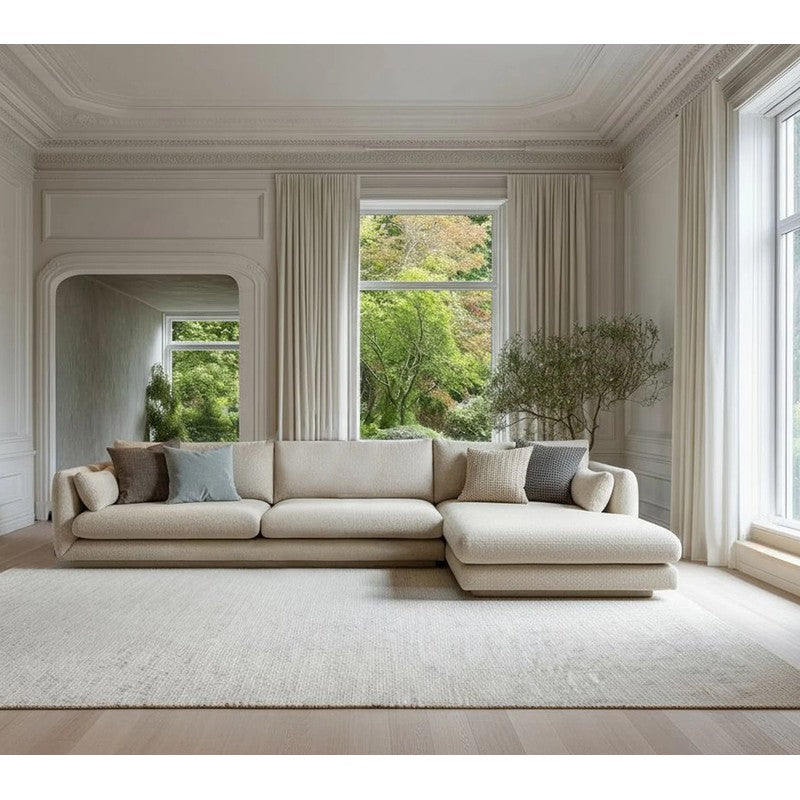 Cane-line Bloom 3-Seater Sofa with Chaise Longue, Left & Plinth