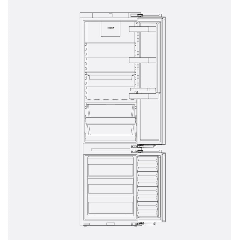 Bora C194KG Cool Combi XL 56cm Built-In Fridge Freezer
