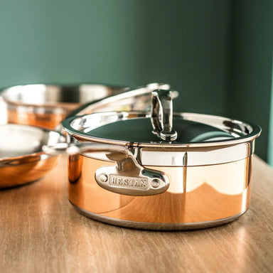 Hestan CopperBond Copper Saucepan with Lid
