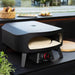 Cozze Rotate Gas Pizza Oven 13" with Cordierite Pizza Stone, Black