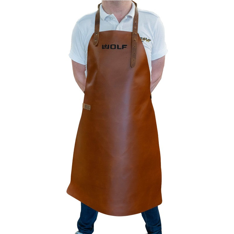 Wolf BBQ Leather Apron