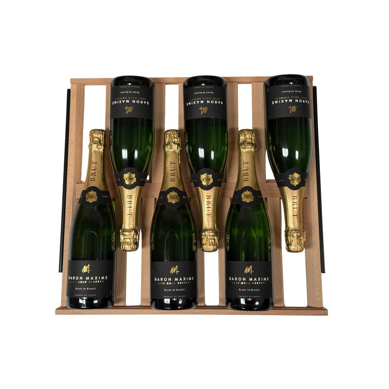 CELLA CE122-CHAMP Beech Wood Champagne Shelf