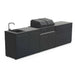 Cozze Elements Modular Outdoor Kitchen with Gas Grill, Storage & Sink, Matte-Black