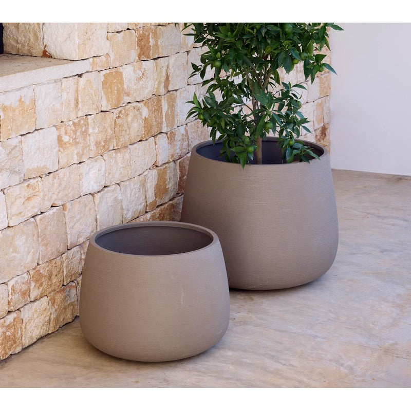 Cane-line Soil Round Planter, Large