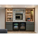 CELLA Kitchenline BV34B-TO Undercounter Drinks Fridge, Black Glass
