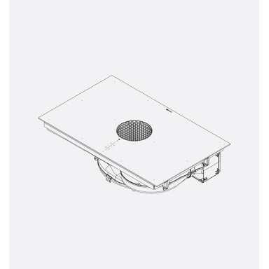 Bora X Pure 83cm Venting Induction Hob, Rough Black