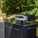 Cozze Classic Gas Pizza Oven 17" with Cordierite Pizza Stone, Grey & Black