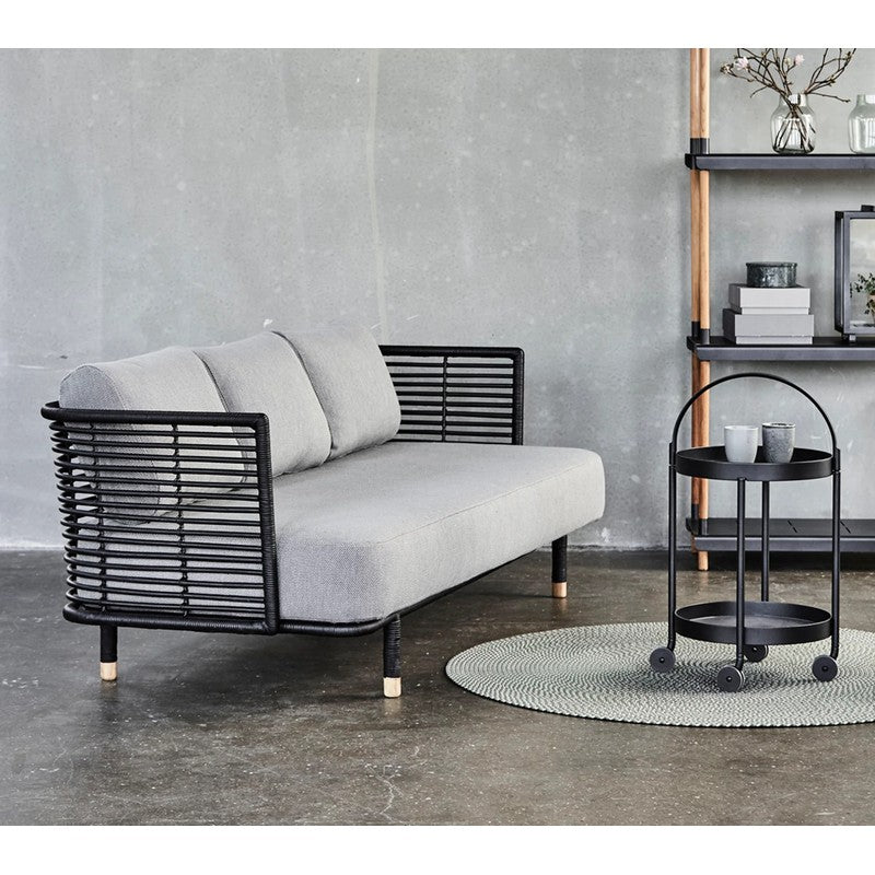Cane-Line Sense 3-Seater Sofa, Natural or Black Rattan