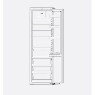 Bora Cool C178K 56cm Fully Integrated Fridge with Fixed Hinge