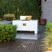 Adezz Forno Brann Powder-Coated Aluminium Gas Fire Pit, White