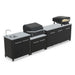 Cozze Modular Outdoor Kitchen Steel with Gas Grill, Extra Storage & Sink