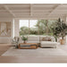 Cane-line Bloom 3-Seater Sofa with Chaise Longue, Teak Legs