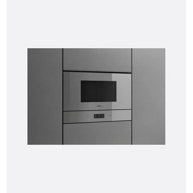 Gaggenau Minimalistic Series GM221130 60cm Built-In Combination Microwave Oven, Sterling