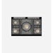 Lacanche Cluny LG1052CTANTA 100cm Dual Fuel Range Cooker, Anthracite & Brass