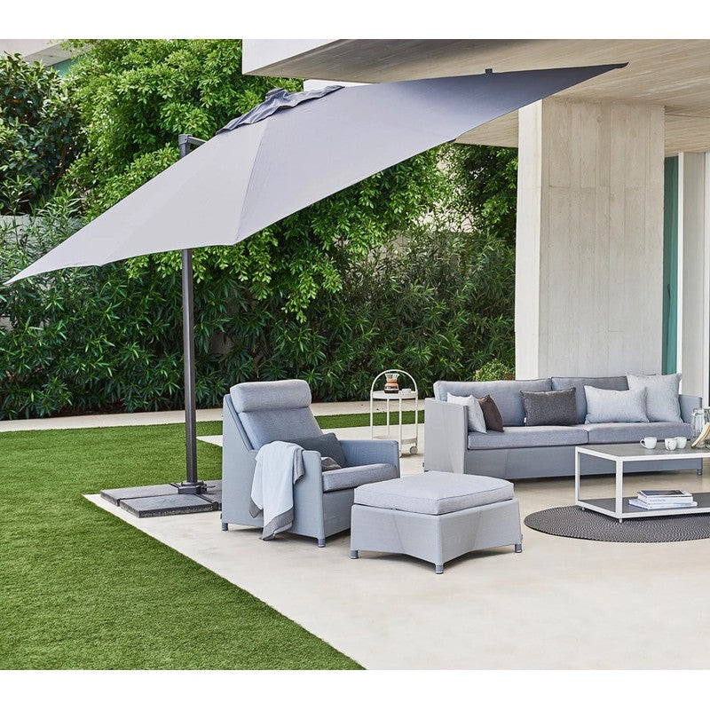 Hyde Luxe Tilt Parasol, 3x3 m