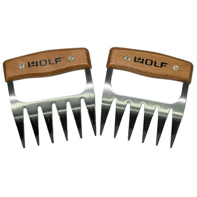 Wolf Metal BBQ Meat Claws, Set of 2