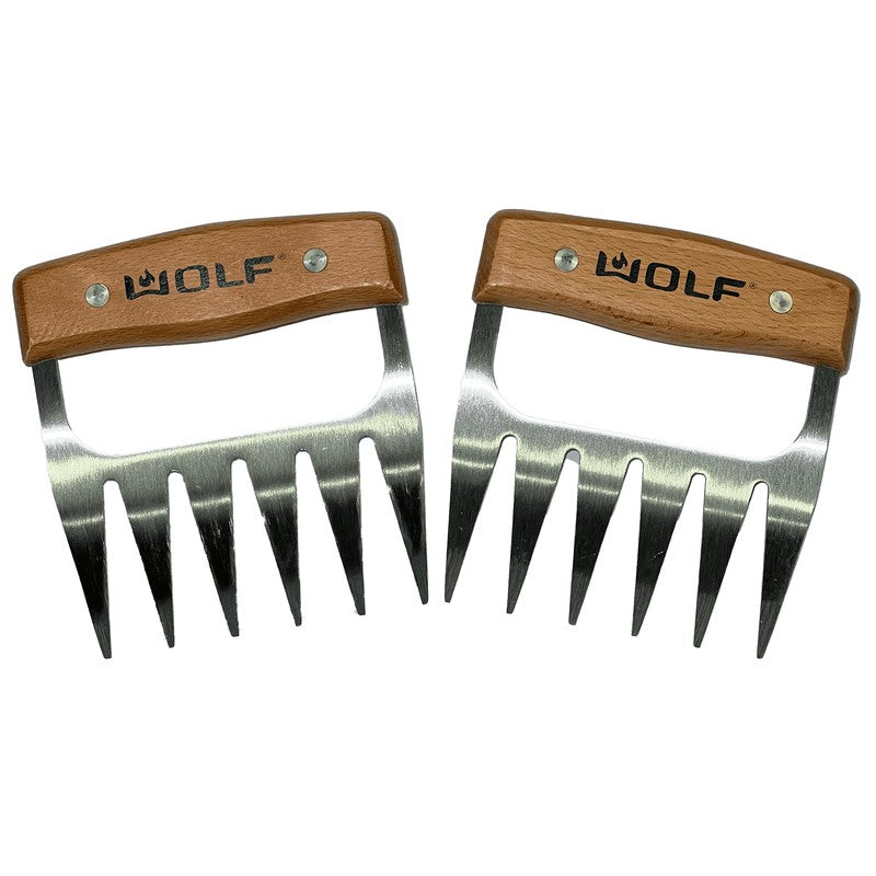 Wolf Metal BBQ Meat Claws, Set of 2