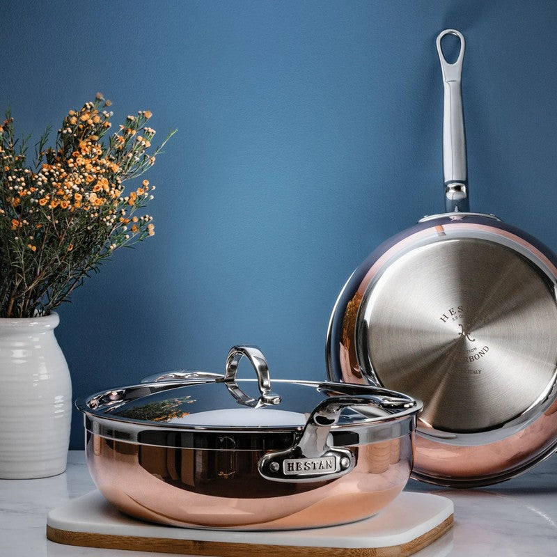 Hestan CopperBond Copper Essential Pan with Lid