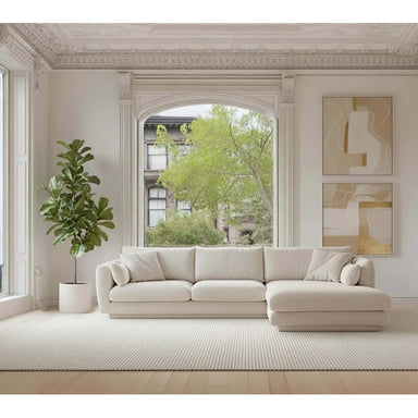 Cane-line Bloom 2-Seater Sofa with Chaise Longue, Left & Plinth