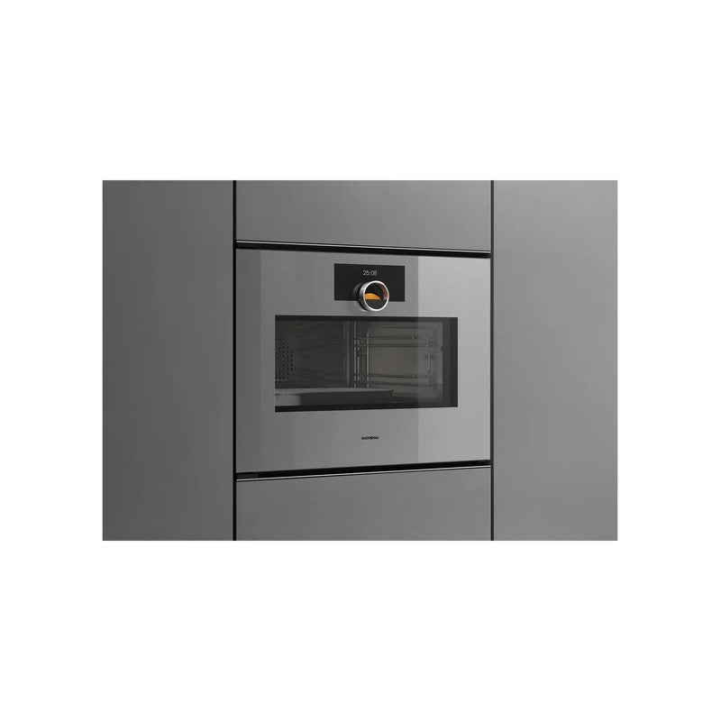 Gaggenau Minimalist Series GM251130 Stainless Steel Built-In Combination Microwave Oven, Sterling