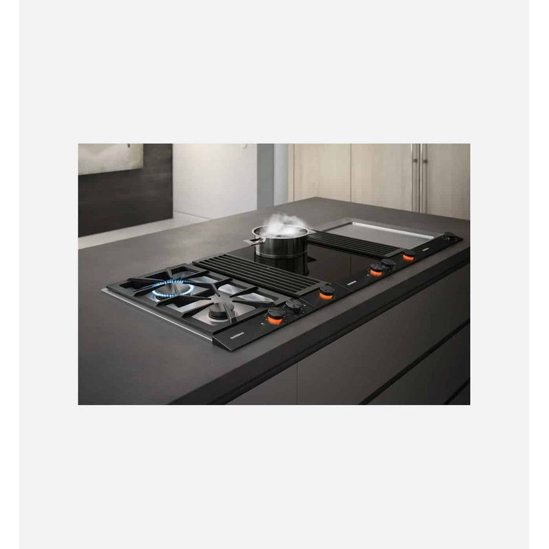 Gaggenau 200 Series VG232120F Brushed Stainless Steel Vario Liquid Gas Cooktop 28cm, Stainless Steel