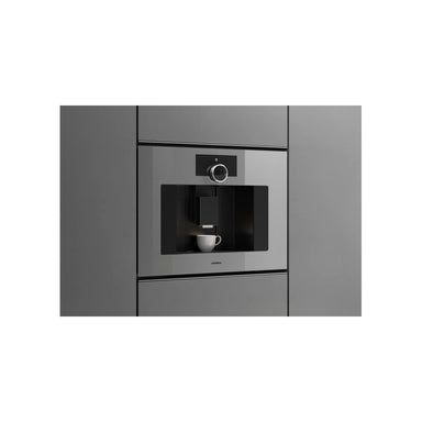 Gaggenau Minimalist Series GC261130 Sterling Built-In Fully-Automatic Espresso Machine, Plumbed-In