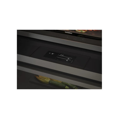 Gaggenau Vario Cooling Expressive Series RVB497190 90cm Fully Integrated Fridge Freezer with Icemaker, Dark Brushed Stainless Steel