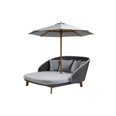 Classic Classic Parasol with Pulley System for Peacock Daybed