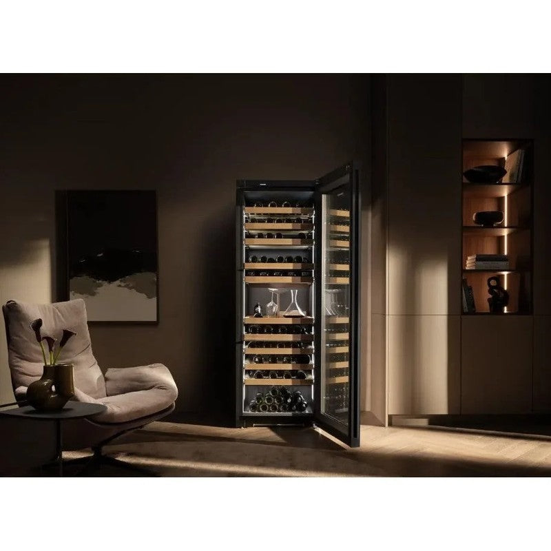 Liebherr Vinidor Selection WPgbi 7483 Steel 3-Zone Wine Cabinet 149 Bottle, Black