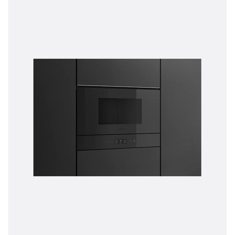 Gaggenau Minimalistic Series GM221100 60cm Built-In Combination Microwave Oven, Onyx
