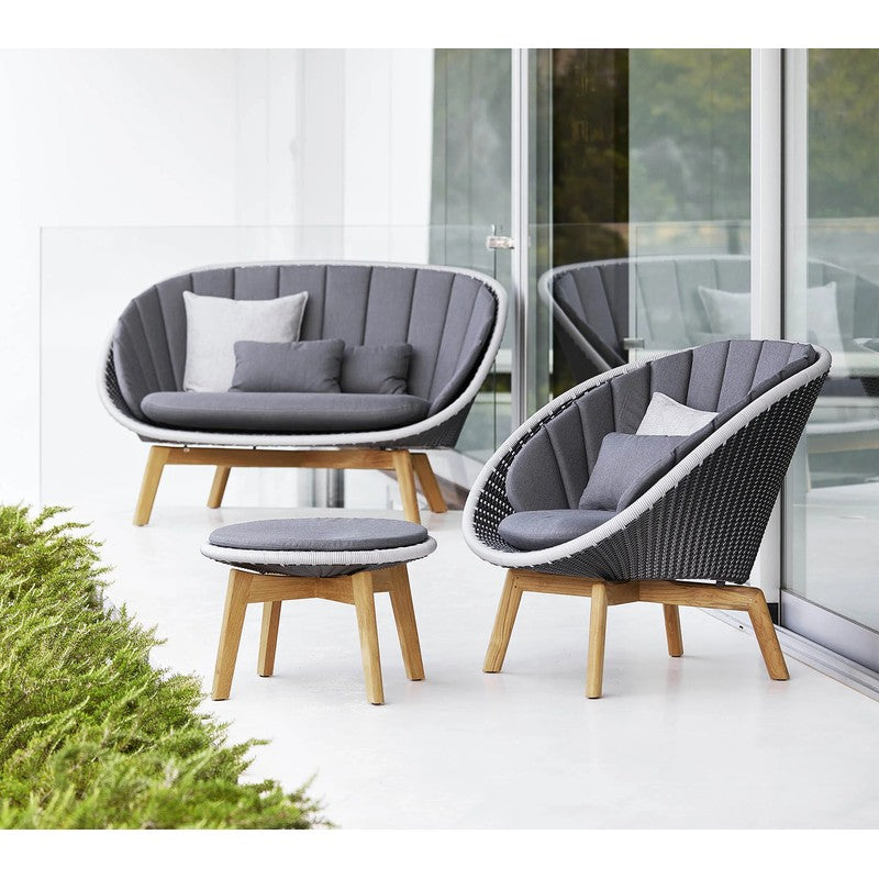 Cane-line Peacock Side Table/Footstool