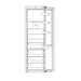 Bora Cool C178KGF 56cm Fully Integrated Fridge Freezer