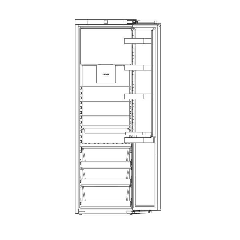 Bora Cool C178KGF 56cm Fully Integrated Fridge Freezer