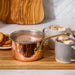 The Cotswold Cooking Company Copper Saucepan with Spout, 13cm