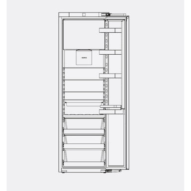 Bora C178KGFS2 56cm Fully Integrated Fridge with Icebox