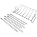The Cotswold Cooking Company Multi Rack Skewer Kit with 6 Stainless Skewers