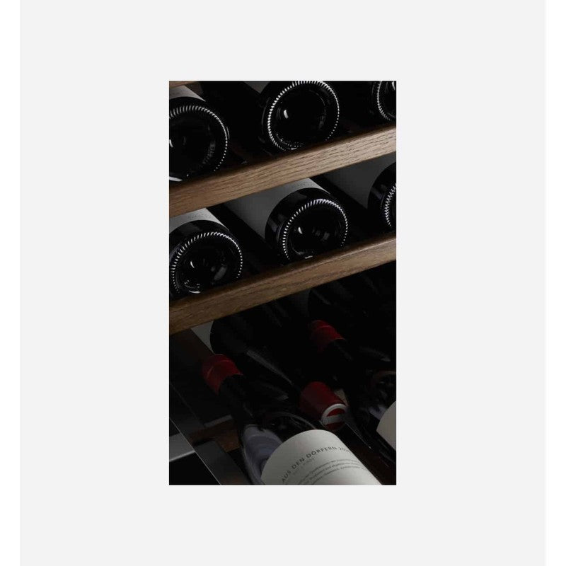 V-Zug V6000 WineCooler 60cm Black Glass Fully-Integrated Wine Cooler, Black Glass