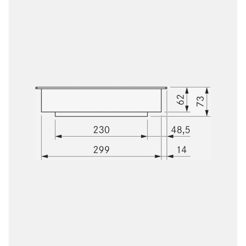 Bora CKT Stainless Steel Teppan Hob, Stainless Steel