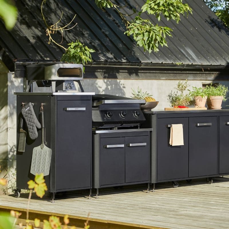 Cozze Outdoor Kitchen 60 Stainless Steel Pizza Oven Table