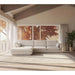 Cane-line Bloom 2-Seater Sofa with Chaise Longue & Plinth