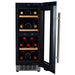 CELLA Kitchenline Stainless Steel Wine Fridge 18 Bottle, Stainless Steel