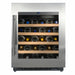 CELLA Kitchenline Stainless Steel Undercounter Wine Cooler 600mm, Stainless Steel