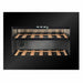 CELLA WI-17B-TO Integrated Wine Cooler 17 Bottle, Black Glass
