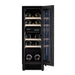 Dunavox FLOW-16 DAUF-16.64DBH Dual Zone 17 Bottle Built In / Freestanding Wine Cooler, 300mm