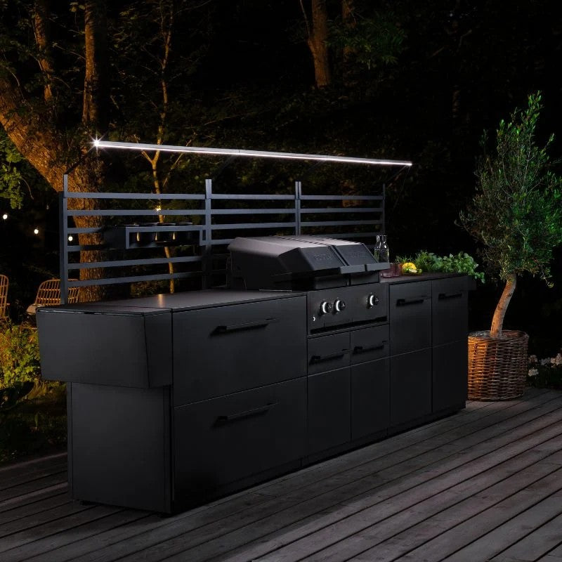 Cozze Quattro 900 Enamelled Cast Iron Gas Grill