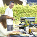 Cozze Rotate Gas Pizza Oven 17", Cordierite, White & Black