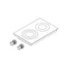 Bora PKC3 Professional 3.0 Pro HiLight Ceramic 2-Ring Cooktop