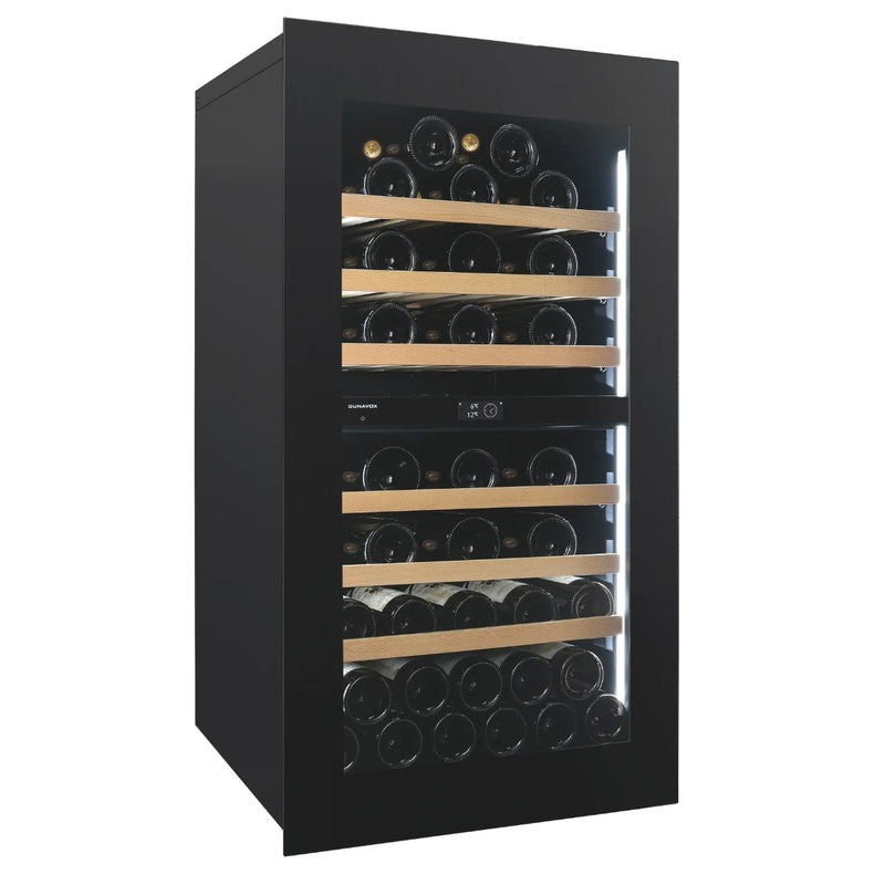 Dunavox NOBLE-56.TO Dual Zone 56 Bottle Integrated Wine Cooler