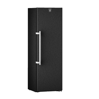 Liebherr Vinidor WSbsi 5252 155 Bottle 2-Zone Freestanding Wine Cabinet, Black Steel