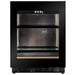 CELLA Kitchenline Beverage Fridge 77L, Black Glass